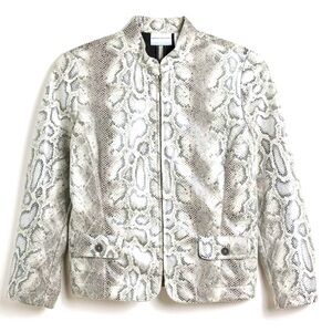 Alfred Dunner Snakeskin Jacket Size 8P